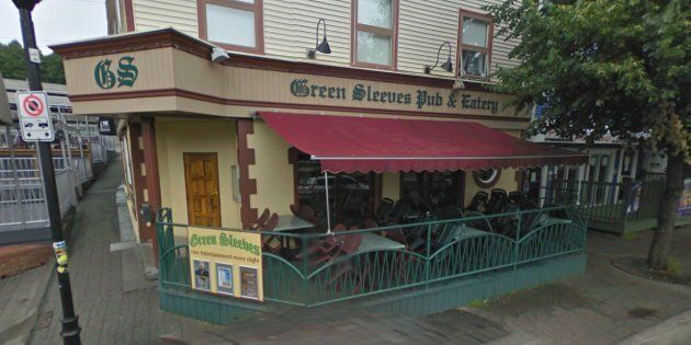 The altercation began outside Green Sleeves, an Irish Pub in St. John's.
