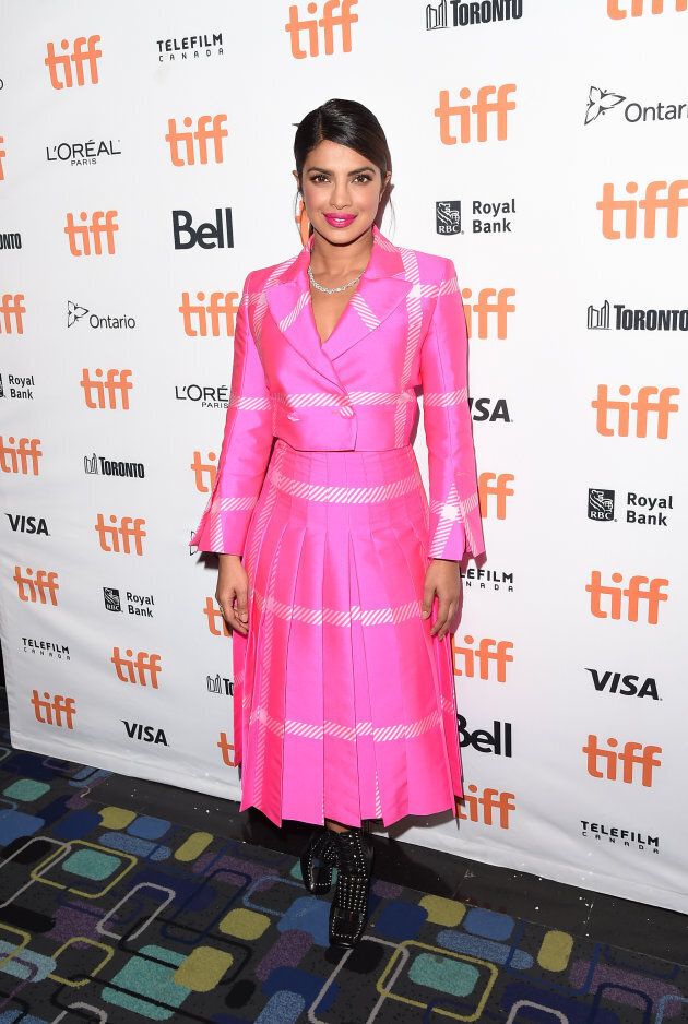 Priyanka Chopra attends the 'Pahuna: The Little Visitors' premiere during the 2017 Toronto International Film Festival at Scotiabank Theatre on September 7, 2017 in Toronto, Canada. (Photo by J. Merritt/WireImage)