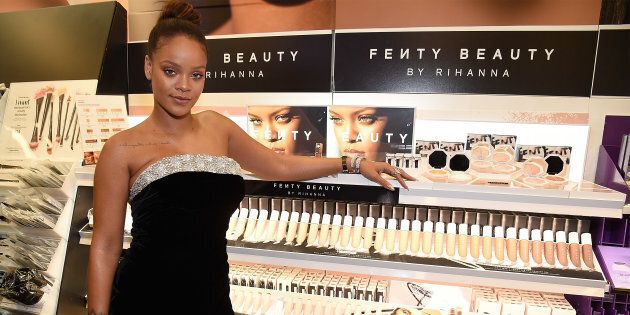 Rihanna launches Fenty Beauty at Sephora Times Square on September 7, 2017 in New York, New York. (Kevin Mazur/Getty Images for Fenty Beauty)