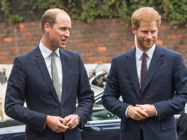 Prince William and Prince Harry. (Photo by Samir Hussein/WireImage)