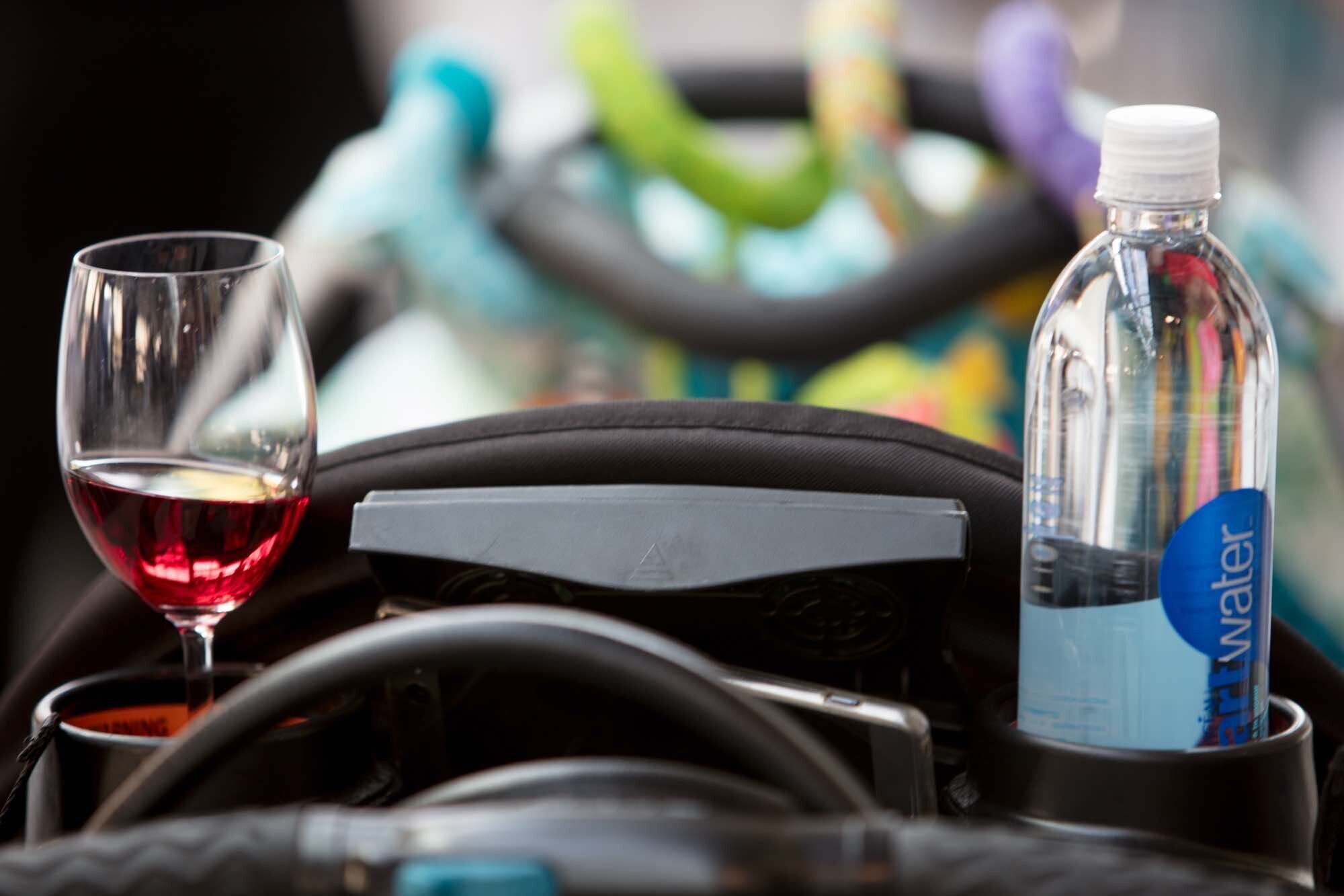 bottle of wine breastfeeding