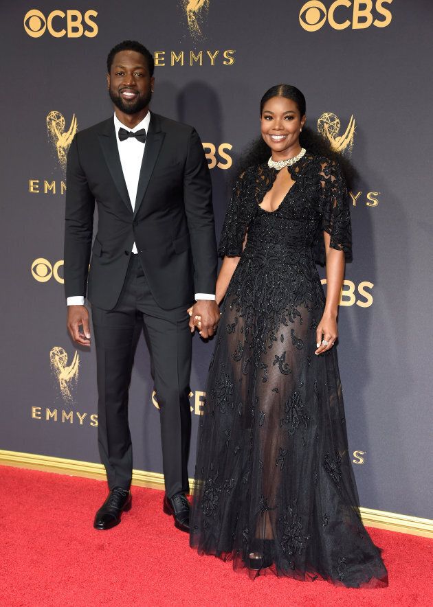 NBA player Dwyane Wade (L) and actor Gabrielle Union attend the 69th Annual Primetime Emmy Awards at Microsoft Theater on September 17, 2017 in Los Angeles, California. (Photo by Kevin Mazur/WireImage)