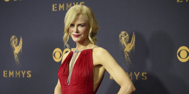 Nicole Kidman at the 69th Primetime Emmy Awards in Los Angeles, California, Sept. 17, 2017. (REUTERS/Mike Blake)
