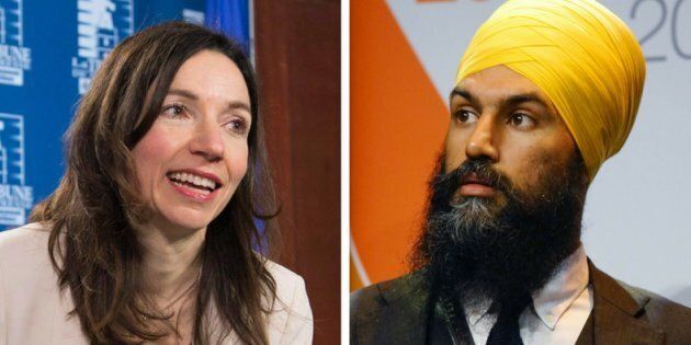 Bloc Québécois Leader Martine Ouellet says that NDP leadership candidate Jagmeet Singh is promoting Sikhism.