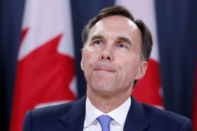 Finance Minister Bill Morneau takes part in a news conference in Ottawa, July 18, 2017.