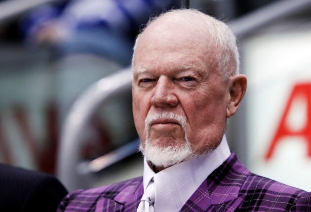 Hockey commentator and former coach Don Cherry.