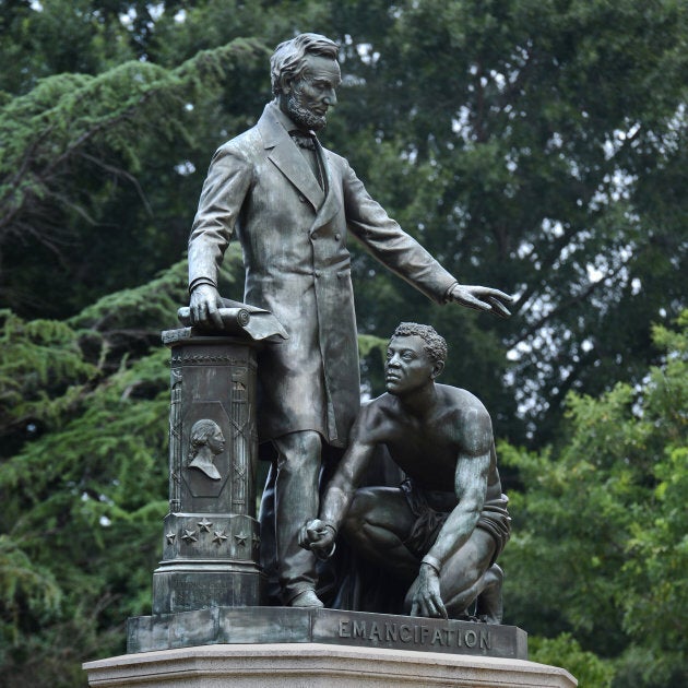 The Emancipation Monument in Lincoln Park in Washington, D.C.