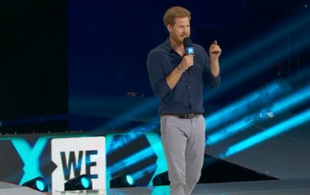 Prince Harry talks about the Invictus Games at We Day Toronto.