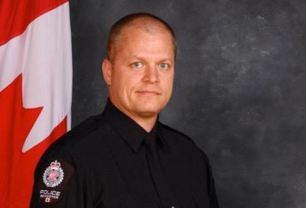 Edmonton Const. Mike Chernyk was injured after being stabbed by a suspect.