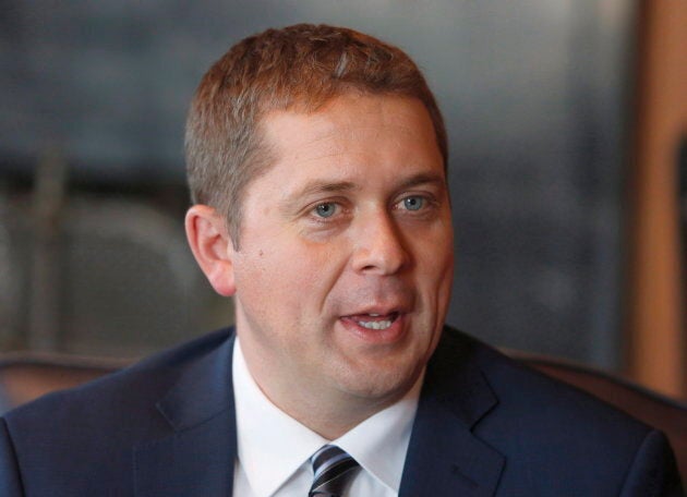 Conservative Party leader Andrew Scheer in his Parliment Hill office on August 24, 2017.