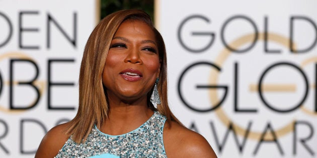 Actress Queen Latifah arrives at the 73rd Golden Globe Awards in Beverly Hills, California on Jan. 10, 2016.