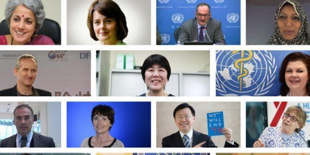 The newly appointed World Health Organization leadership team.
