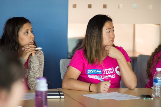 Girls Belong Here participants exploring the barriers that too often hold girls back.