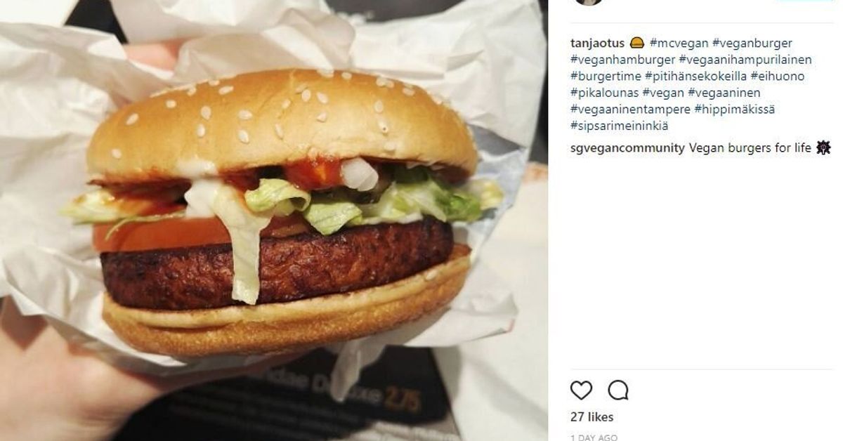 Mcdonald S Is Testing A New Vegan Burger And We Re Praying It Comes To Canada Huffpost Life
