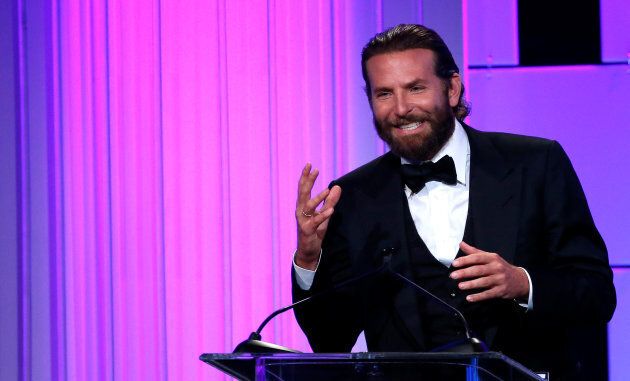 Bradley Cooper speaks at the 30th annual American Cinematheque Award ceremony in Beverly Hills, Oct. 14, 2016. (REUTERS/Mario Anzuoni)