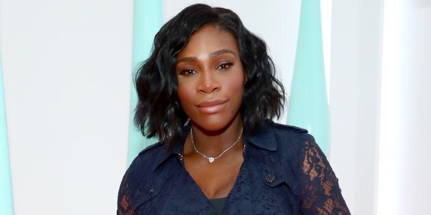 Serena Williams attends the launch of the Burberry DK88 Bag on May 2, 2017 in New York City.