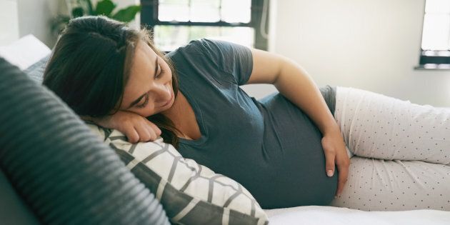Sleeping on your side is linked with fetal well-being.