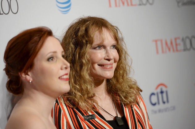 Dylan Farrow and Mia Farrow attend 2016 Time 100 Gala on April 26, 2016 in New York City.