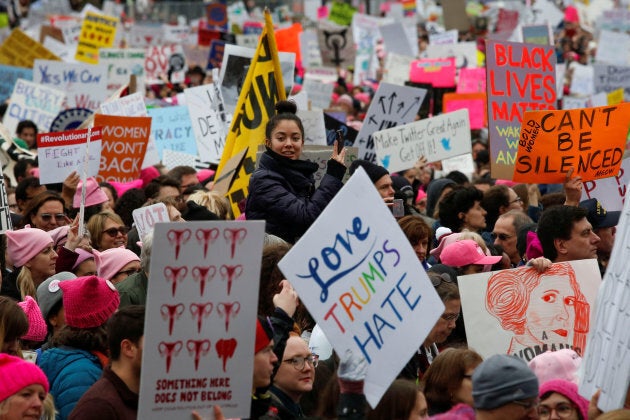 The Women's March in Washington, D.C., on Jan. 21, 2017.