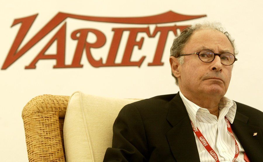 Variety magazine's editor-in-chief Peter Bart speaks at a panel on May 16, 2004 in Cannes, France.
