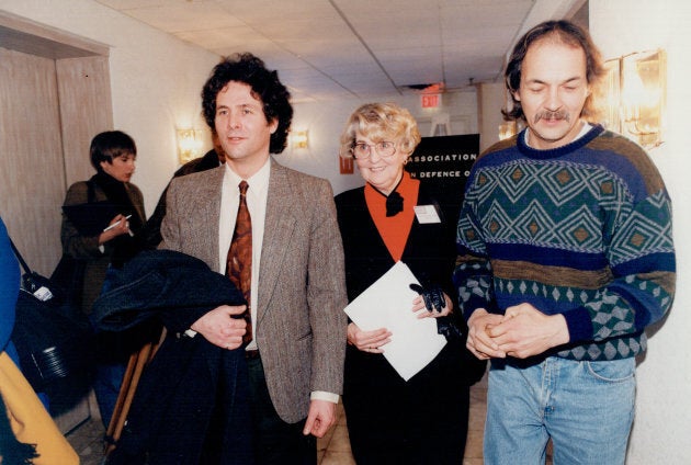 David Milgaard, left.