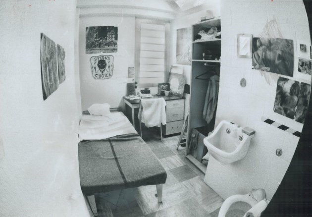 Inside a cell at Millhaven Penitentiary, the maximum-security federal penitentiary near Kingston.