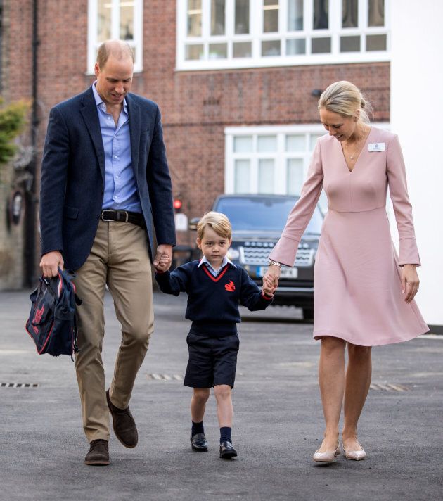 Prince George and his adorable shorts.