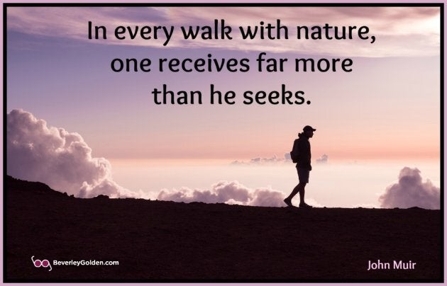 Naturalist John Muir quote about nature