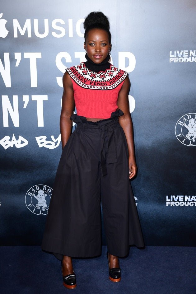 Lupita Nyong'o attending the Can't Stop, Won't Stop: A Bad Boy Story screening at the Curzon Mayfair, Curzon Street, London.