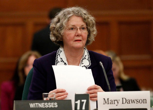 Ethics Commissioner Mary Dawson waits to testify before the Commons ethics committee on Parliament Hill on Feb. 11, 2013.