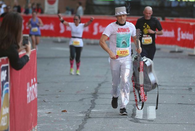 Joseph Reid's run aimed to raise funds and awareness for Gord Downie's Chanie Wenjack Fund.