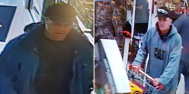 Halifax police shared photos of two men who allegedly stole almost $2,000 worth of merchandise from a Canadian Tire store.