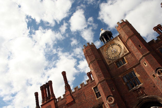 The Royal Clock at Hampton Court Palace.