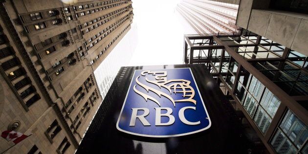 A Royal Bank of Canada sign is shown in the financial district in Toronto on Tuesday, Aug. 22, 2017.
