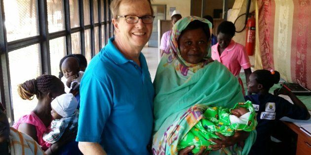 UNICEF Canada President and CEO David Morley visits the Juba Teaching Hospital, the only referral hospital in the entire country of 12 million.