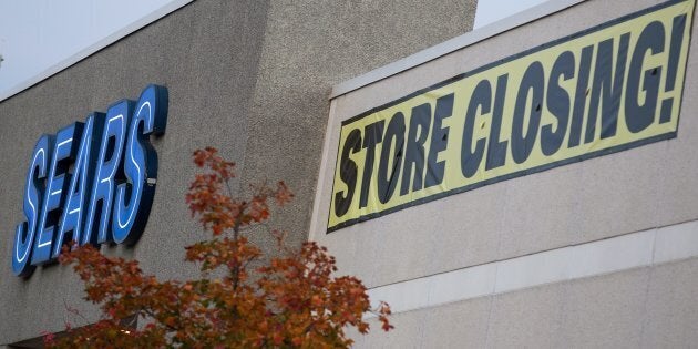 A Sears store at the Cataraqui mall in Kingston, Ont., Thursday, Oct. 26. Sears Canada's retail rivals could come under pressure this holiday season as Sears ramps up its liquidation sales.