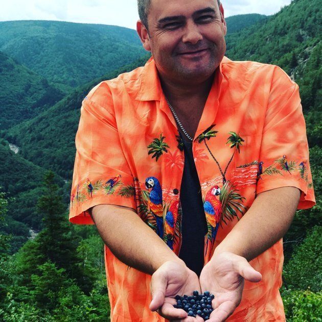 Jesse Thistle showing his penchant for tropical shirts.