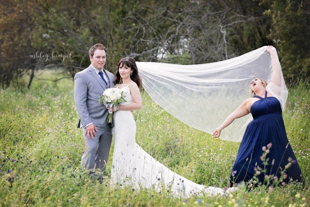 bridesmaid veil