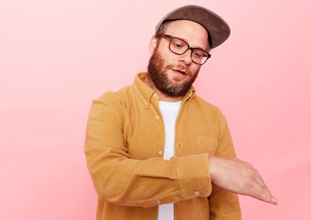 Actor Seth Rogen from Hulu's 'Future Man' poses for a portrait during Comic-Con 2017 at Hard Rock Hotel San Diego, San Diego, Calif., July 22, 2017.