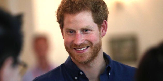 Prince Harry attends an Action for Aids reception at Eden Hall in Singapore in June 2017.