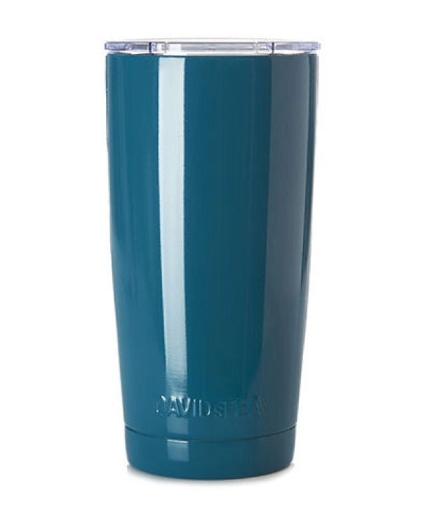 Deep teal perfect tumbler from David's Tea