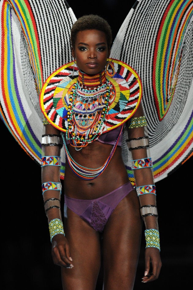 Maria Borges on the catwalk for the Victoria's Secret Fashion Show in Shanghai, China.