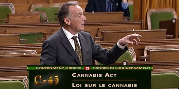 Peter Kent speaks in the House of Commons on Nov. 21, 2017.