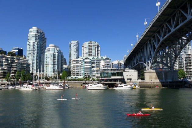 False Creek in Vancouver. British Columbia is expected to lead economic growth in Canada next year, according to a forecast from the Conference Board of Canada.