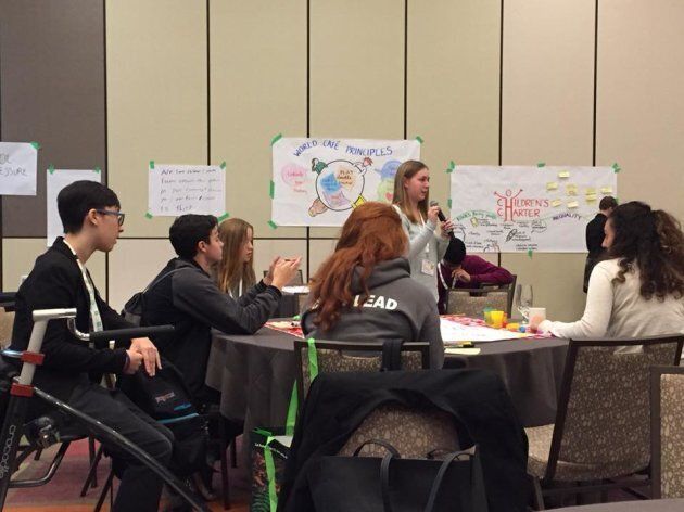 Canadian youth discuss elements they want included in the Canadian Children's Charter