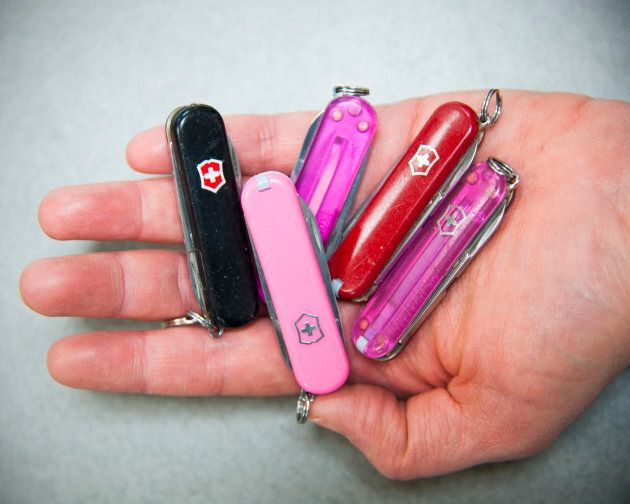 Swiss army knives.