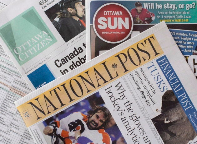 Postmedia newspapers.