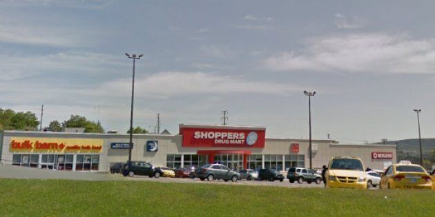 A Google Streetview image of the St. John's Shoppers Drug Mart that Christia Tizzard visited before helping a couple deliver a baby.