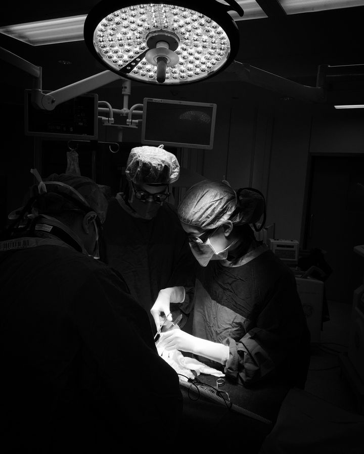 Donna May Kimmaliardjuk in the operating room in 2016.