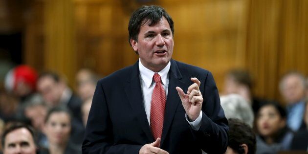Dominic LeBlanc speaks in the House of Commons on Dec. 8, 2015.